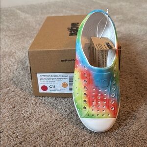 Native Red and Blue Water Shoes Slip-On